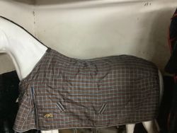 BR täcke, rutigt, 125 cm, 200 gr