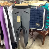 Starlight gråa tights,knäskodda, stl 32,nya