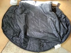 Protector halstäcke svart, L, 150 gr