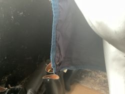 Amigo regntäcke, 125 cm,ngr småhål,ej rakt igenom