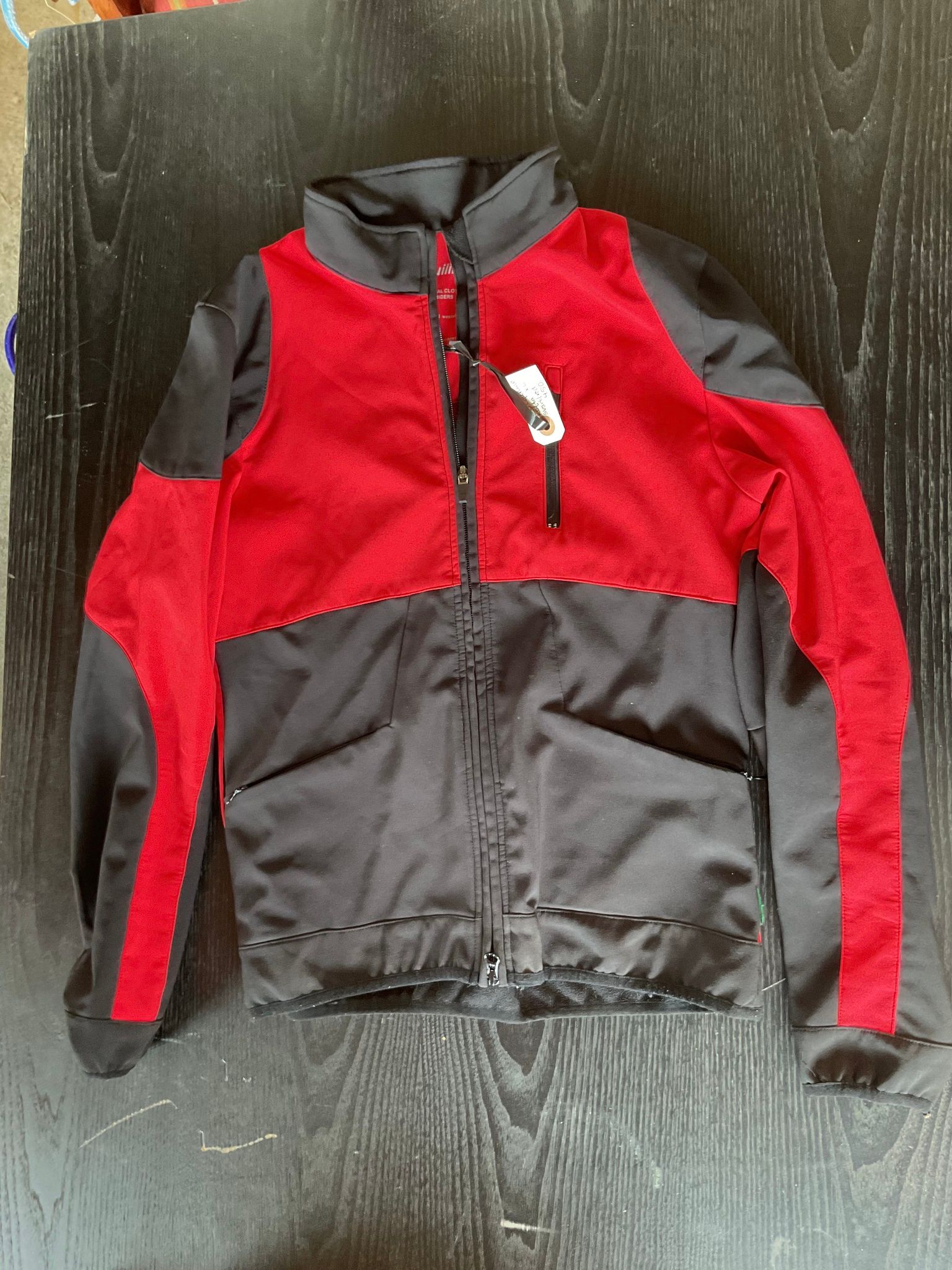 Equiline kofta,svart/röd,XL