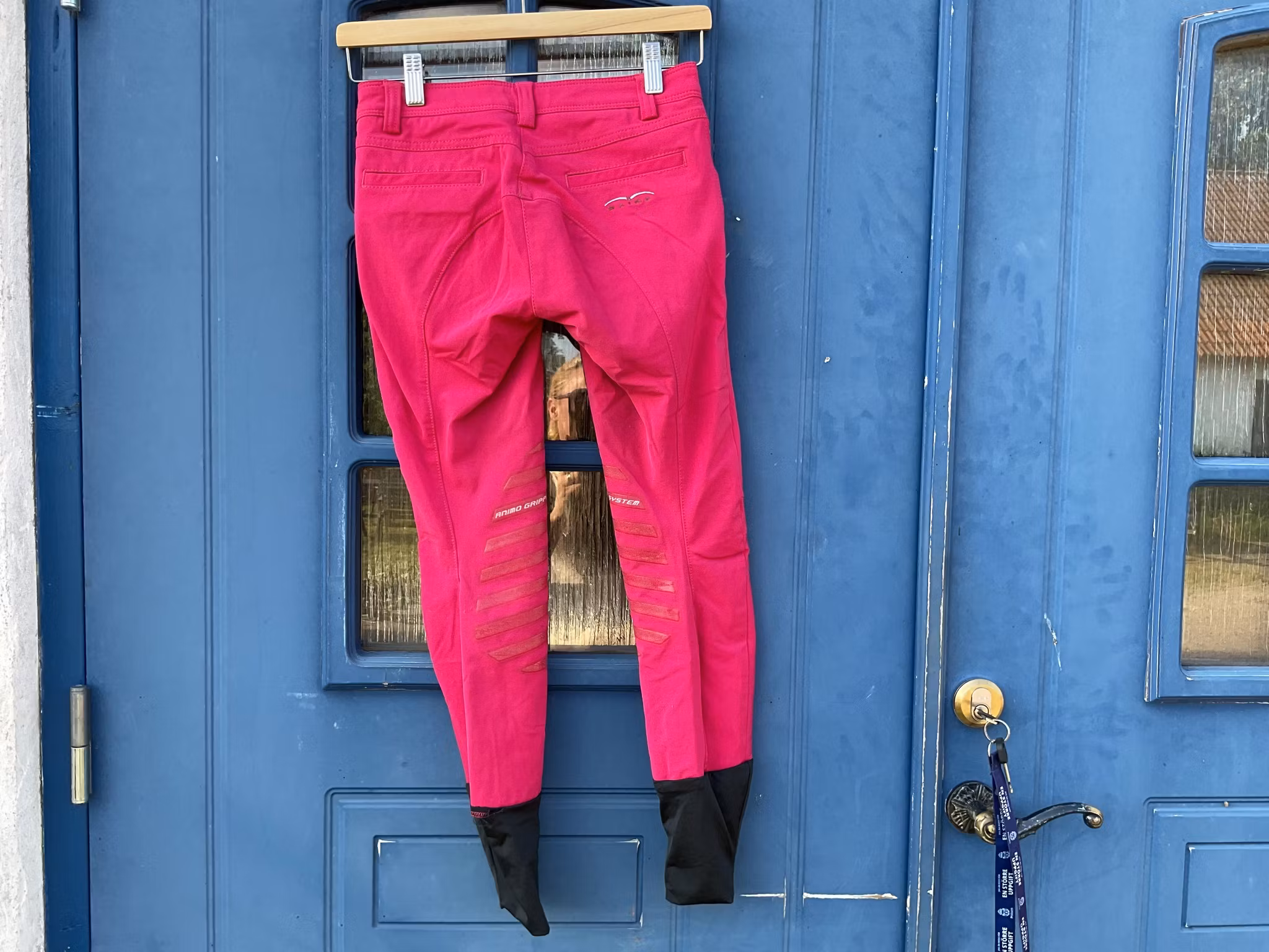 Animo ridbyxor,rosa,ital 36, märke ena benet