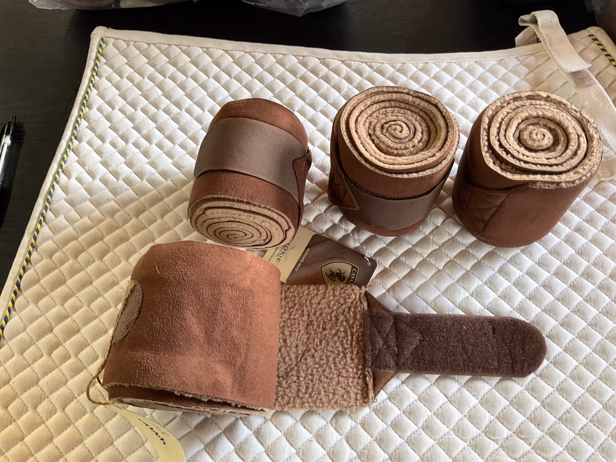 Moxie fleecelindor,bruna,4-pack,nya