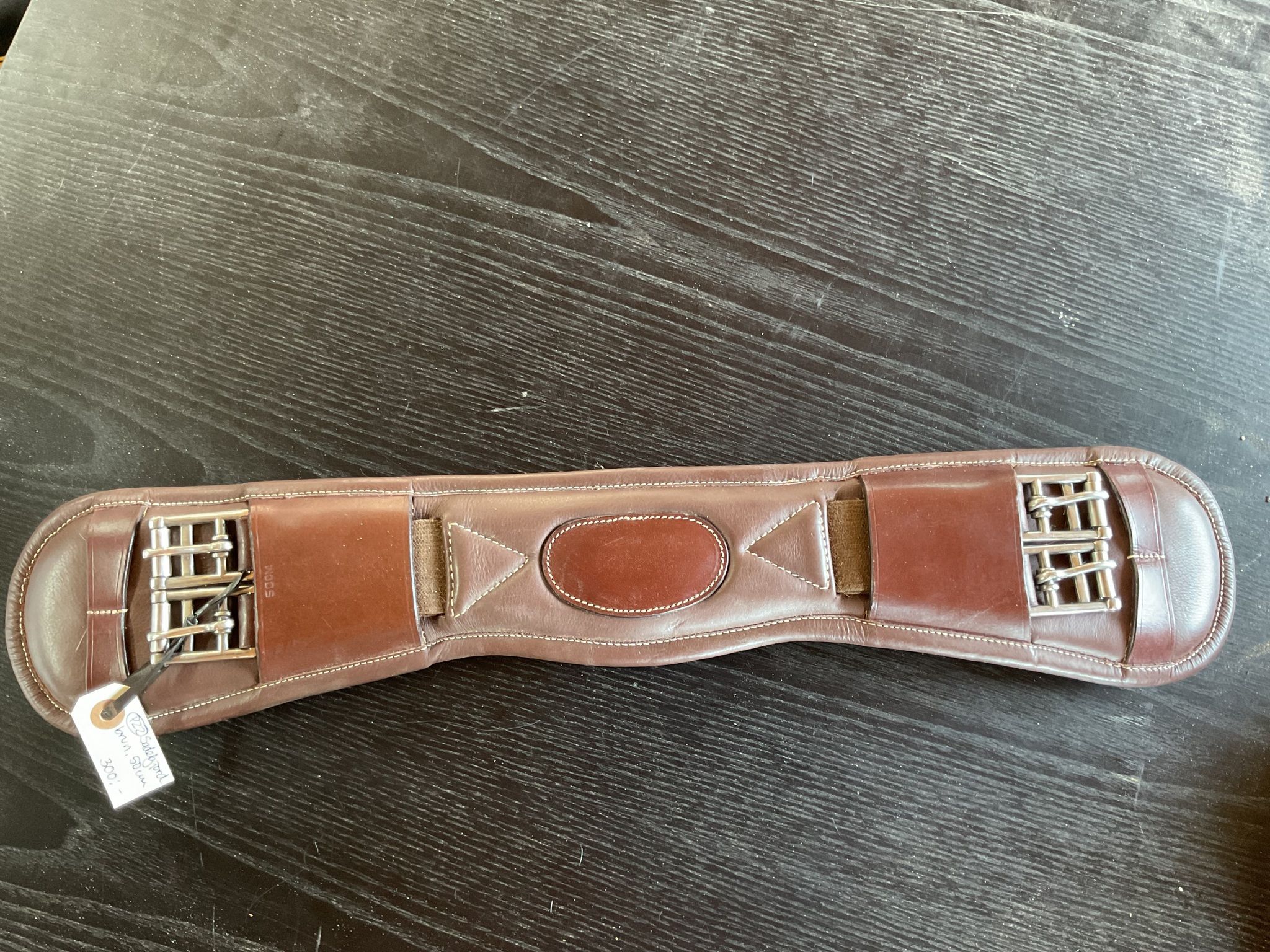 Sadelgjord brun, 50 cm