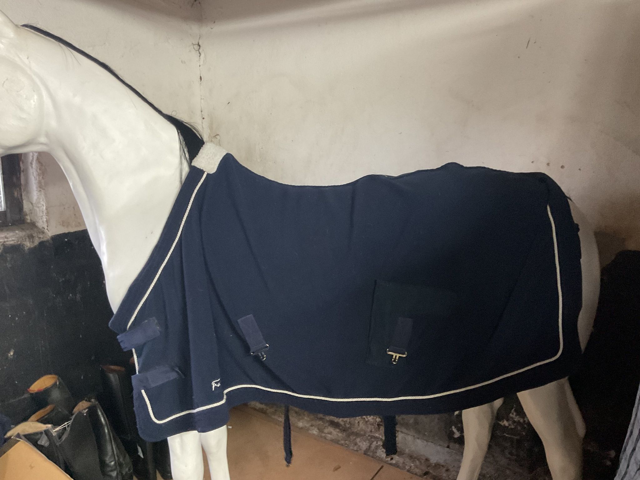 Fairfieod fleecetäcke blå,125 cm