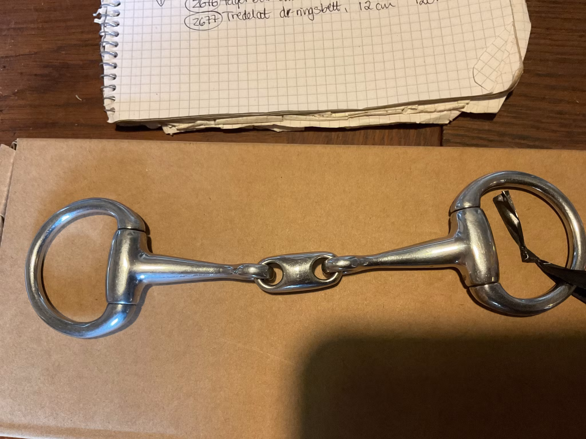 Tredelat d-ringsbett,12 cm