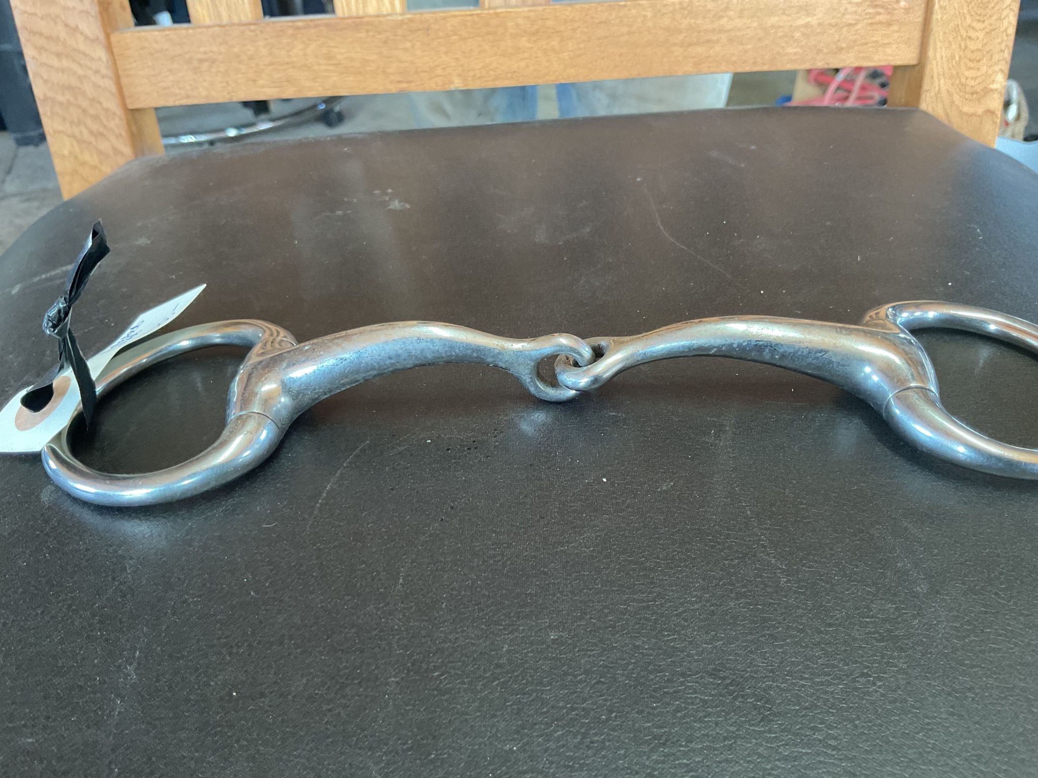 Tvådelar böjt bett 12,5 cm