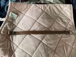 Pannband läder,brunt, 44 cm