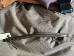 Pannband brunt, 37 cm