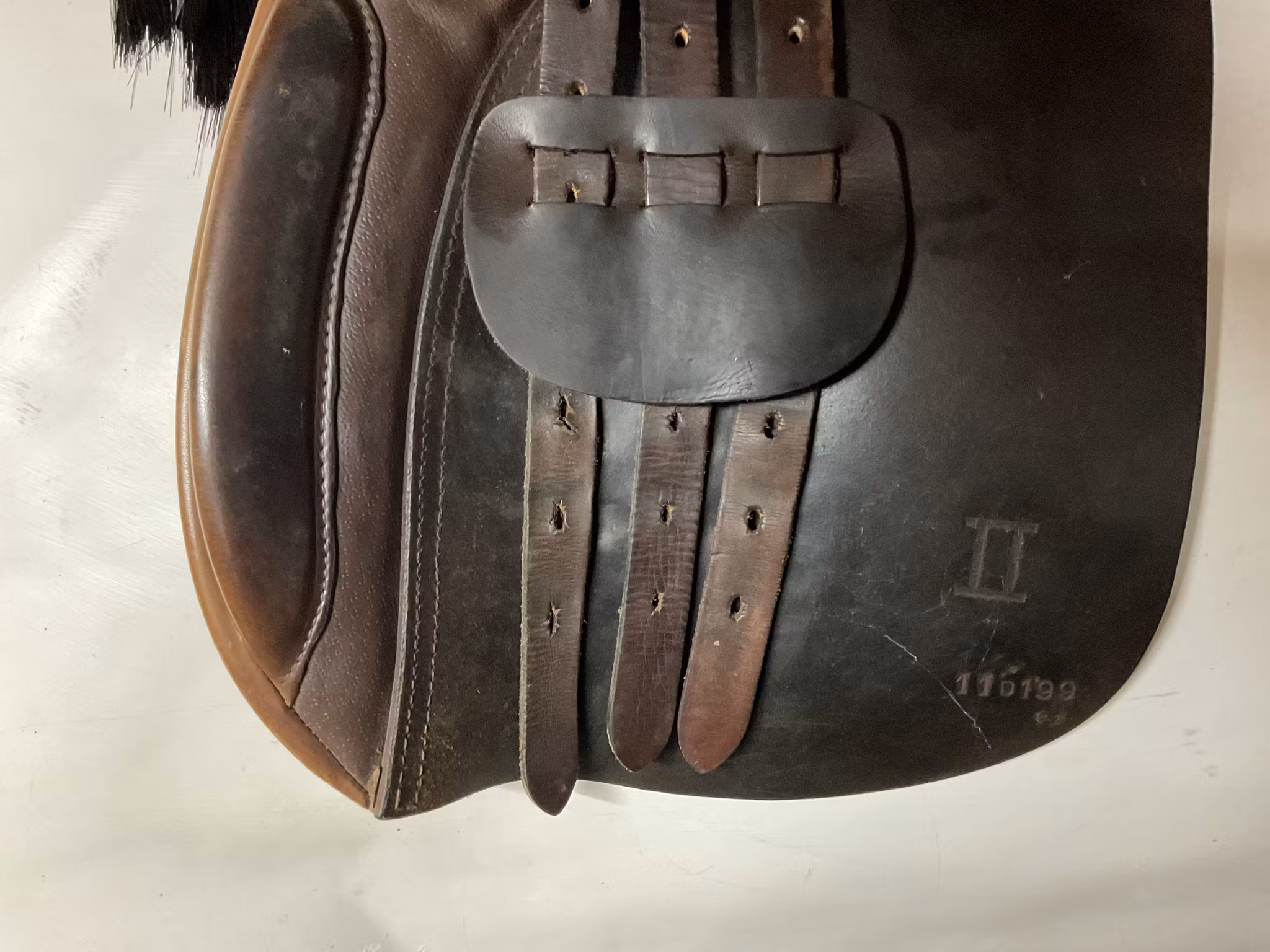 Jeffries dressyrsadel brun, n, 17”