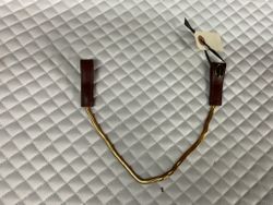 Globus, pannband, brunt, med guld, 42 cm