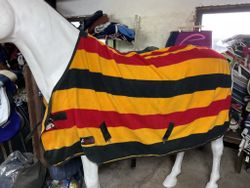Onehorse fleecetäcke, 125 cm, otvättat