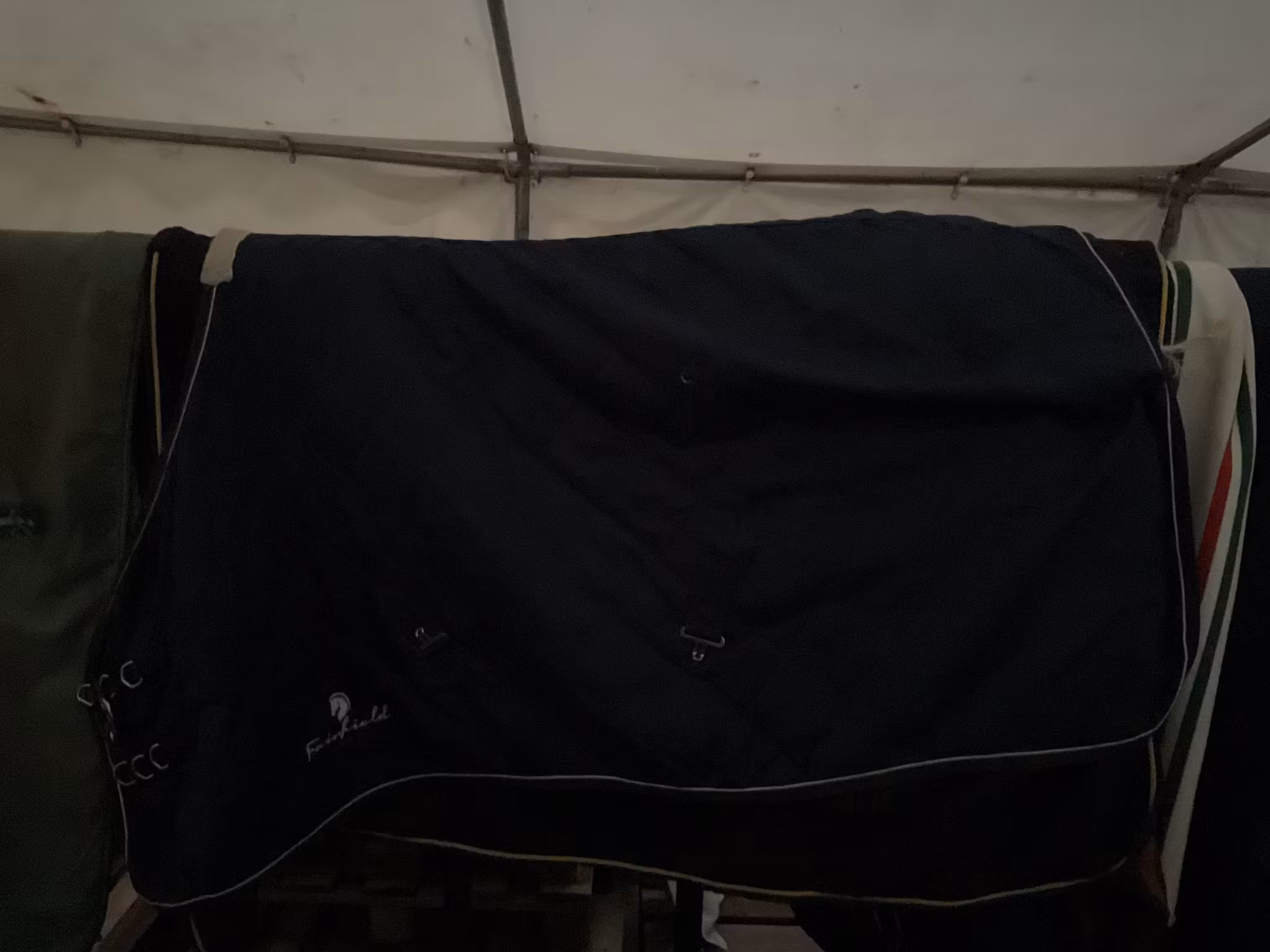Fairfield stalltäcke, 125 cm, blå, 100 gr