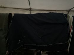 Fairfield stalltäcke, 125 cm, blå, 100 gr