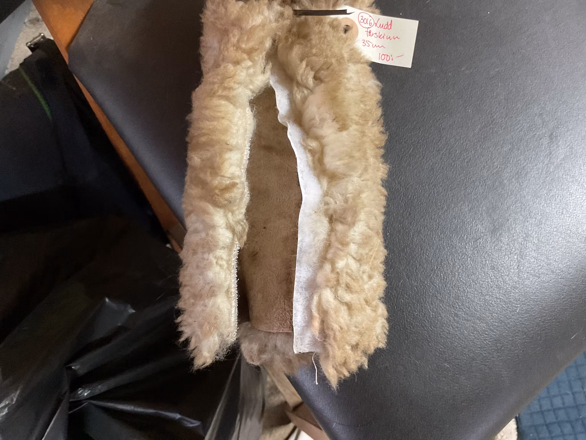 Ludd fårskinn, 35 cm