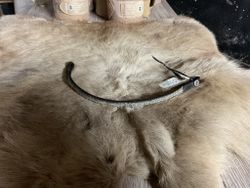 Fairfield pannband , brunt med bling, 38 cm