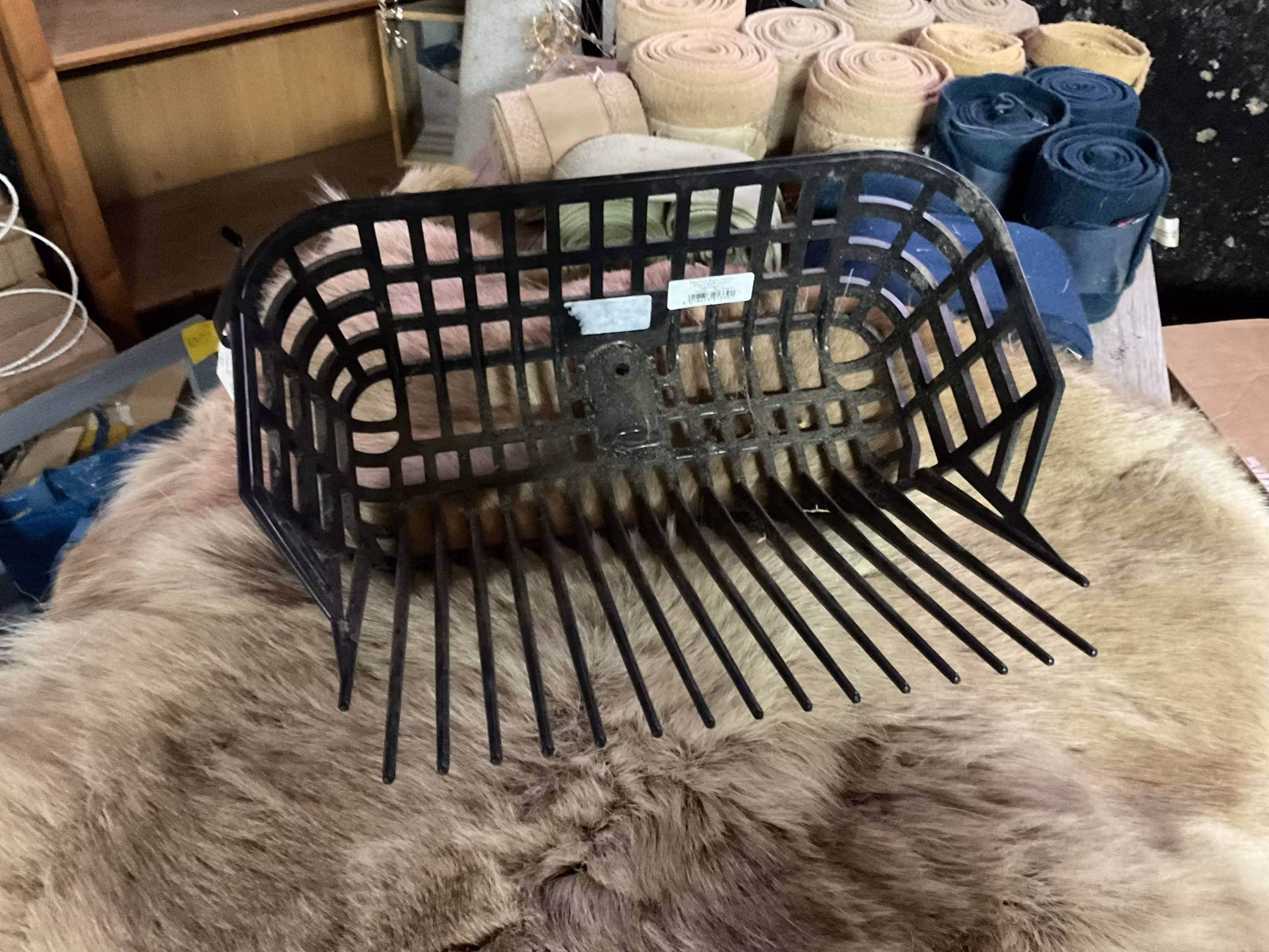 Kerbl gödselgrep ny,svart