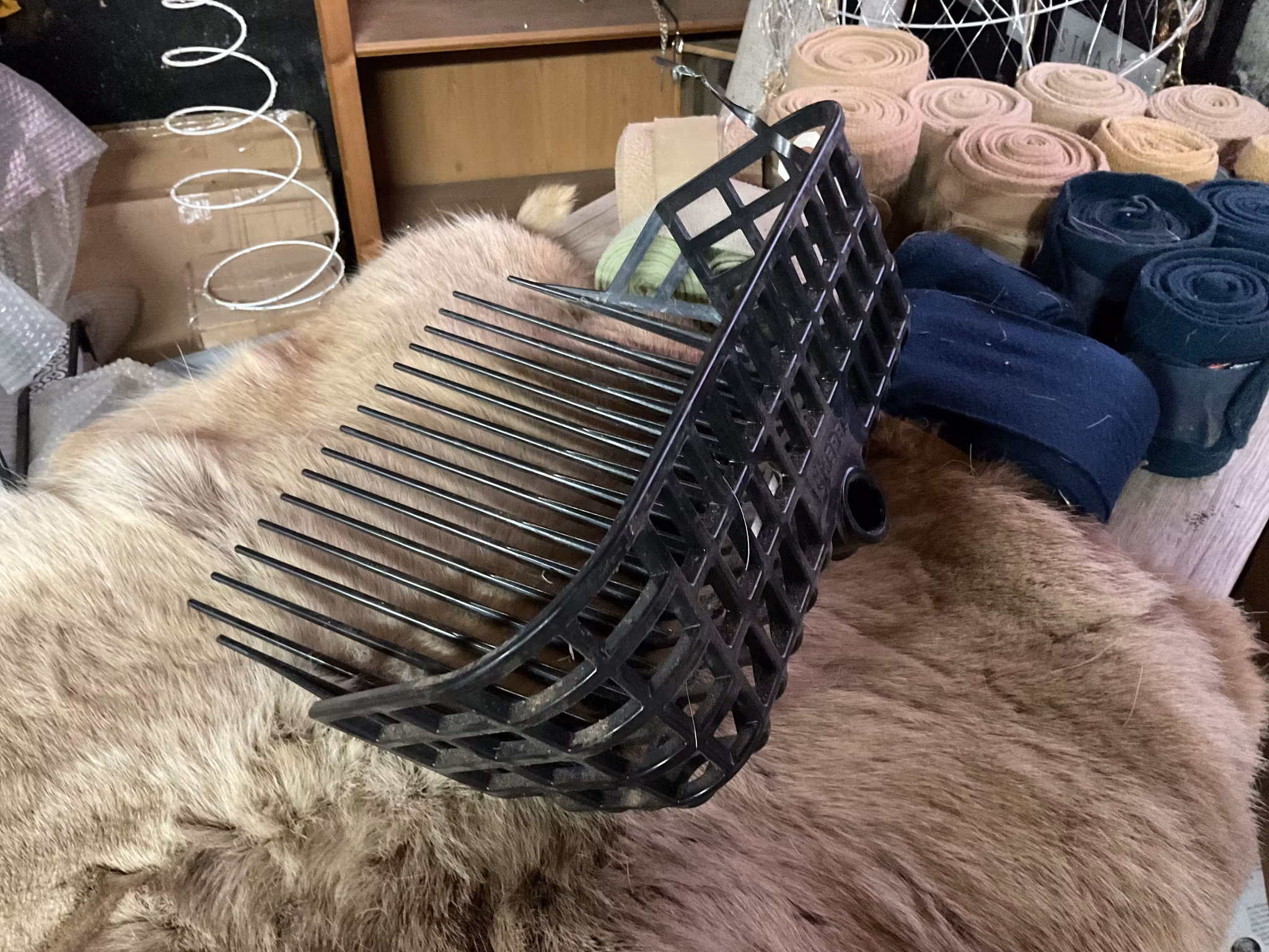 Kerbl gödselgrep ny,svart