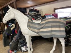 Skrittäcke,tjockt fleece,F,grått