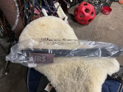 Stigläder, santa cruz, HRS, svarta, 145 cm, nya
