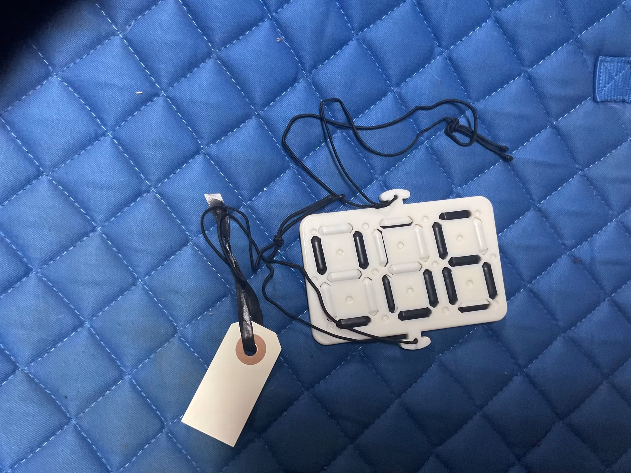 Nummerlapp i hårdplast