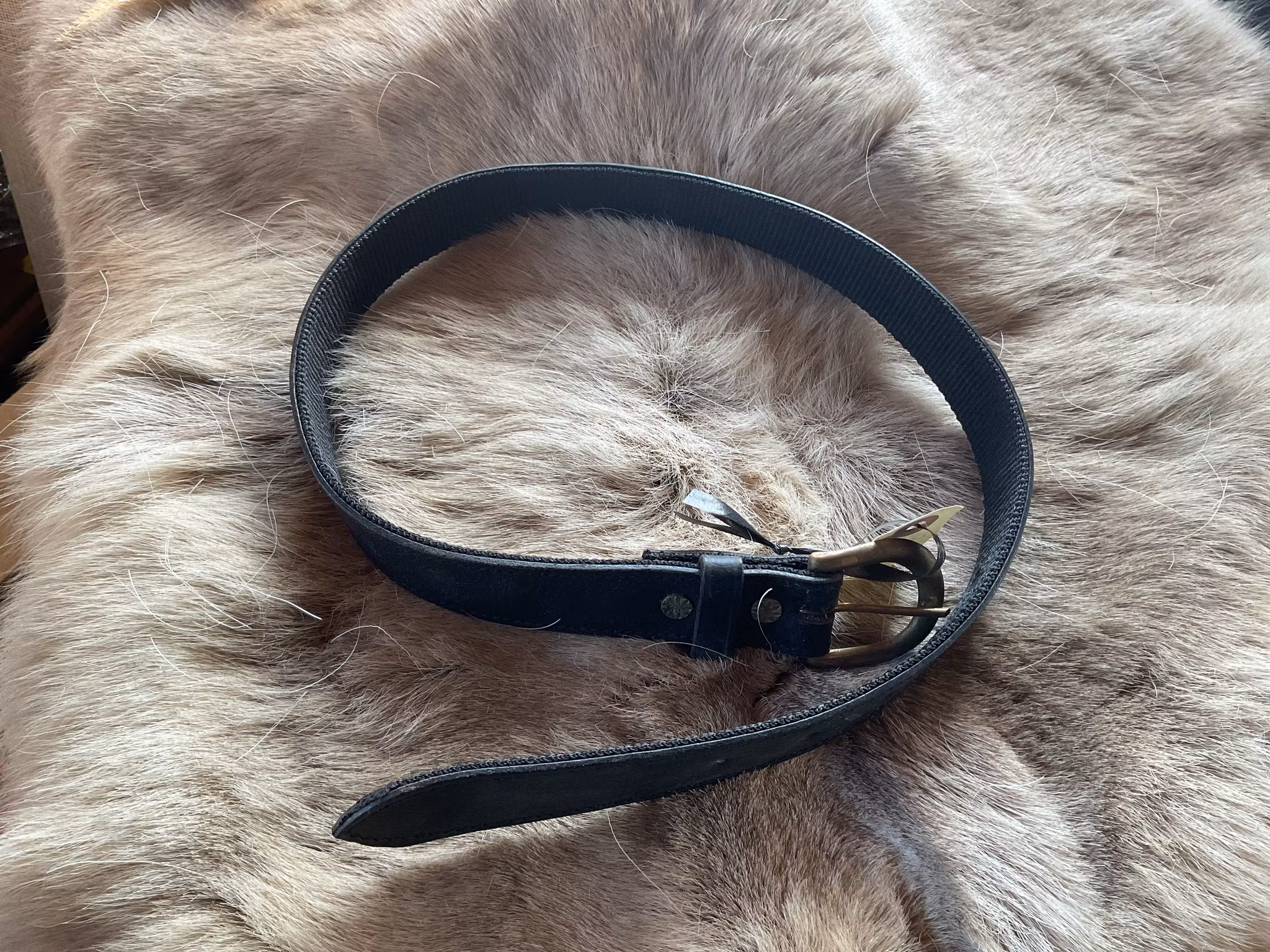 Skärp svart,95 cm nytt