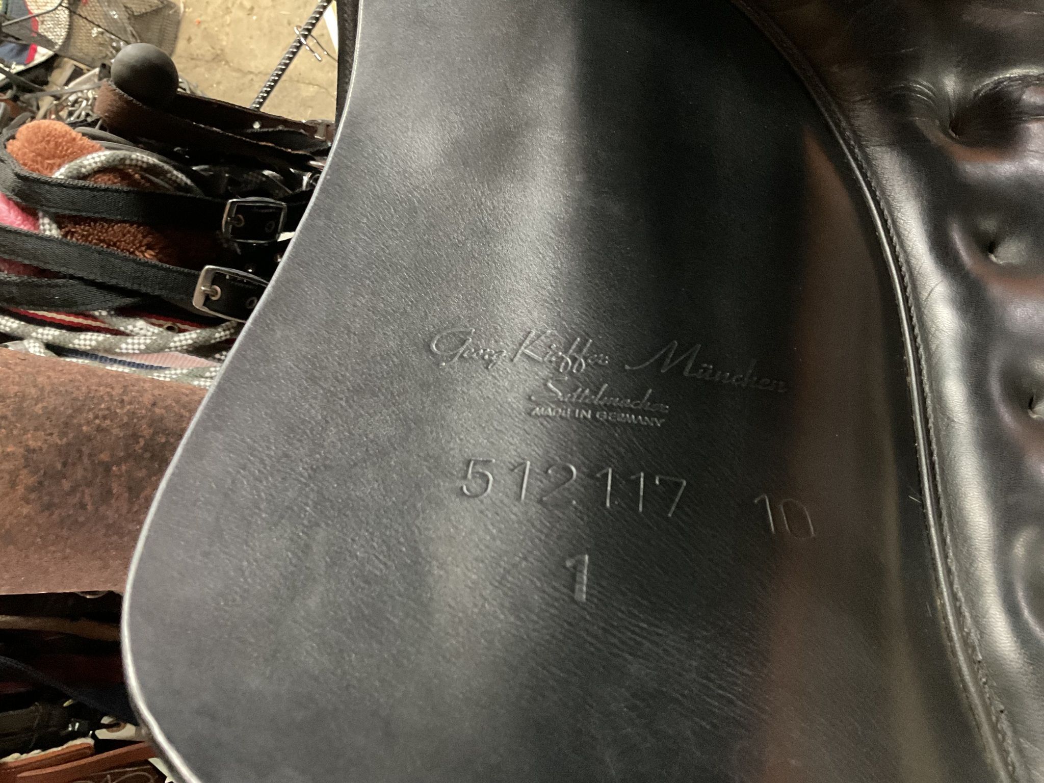 Kieffer master dressyrsadel, svart, 17”