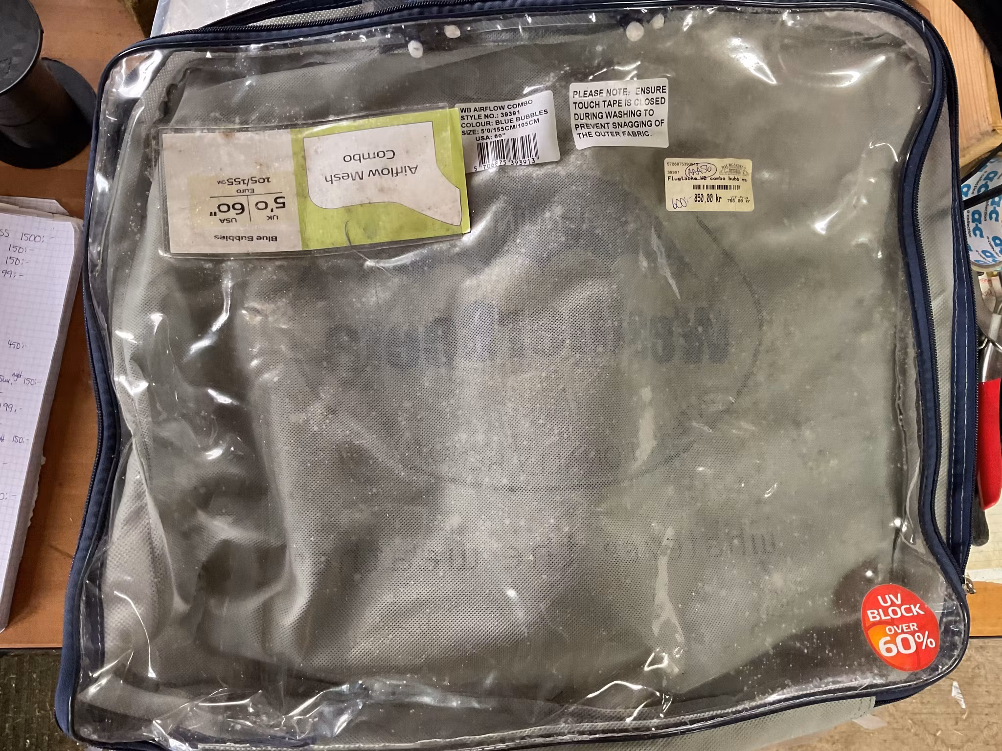 Weatherbeeta flugtäcke med uvskydd, 105 cm, nytt