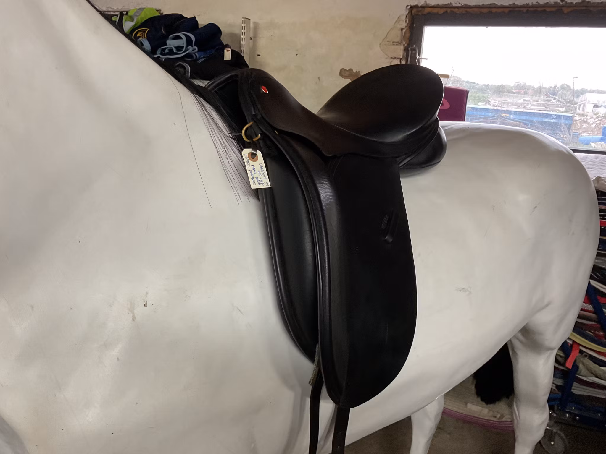 Wellington elite springtree flexible points,dressyrsadel,17”,svart,n,omstoppad 2016,ull,,knappt använd efter det