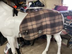 Top equestrian wear,ländtäcke,ull,p,rutigt