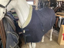 Stalltäcke, 125 cm, 200 gr, blått