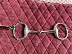 Tvådelat d-ringsbett, 12,5 cm