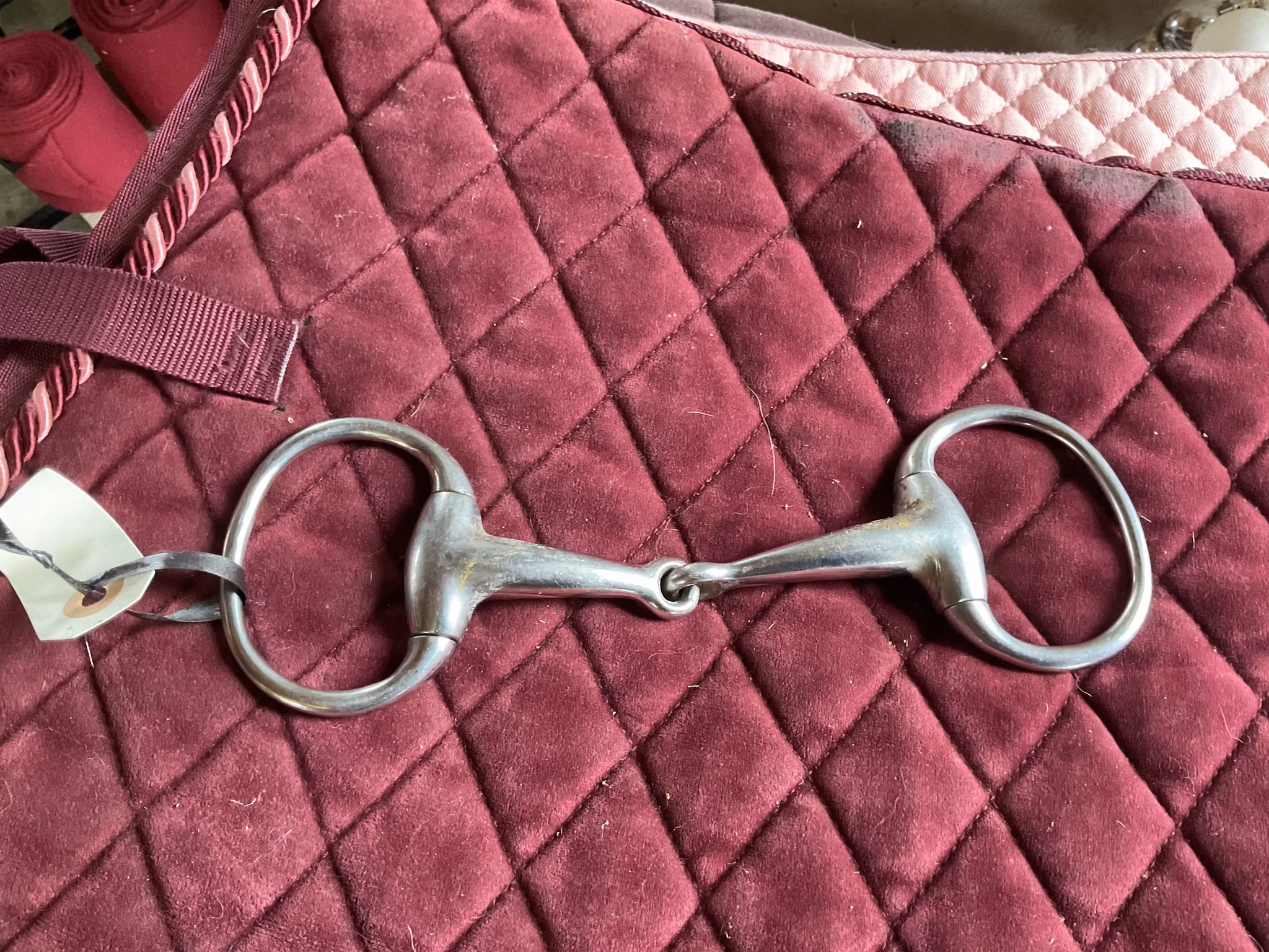 Tvådelat d-ringsbett, 12,5 cm