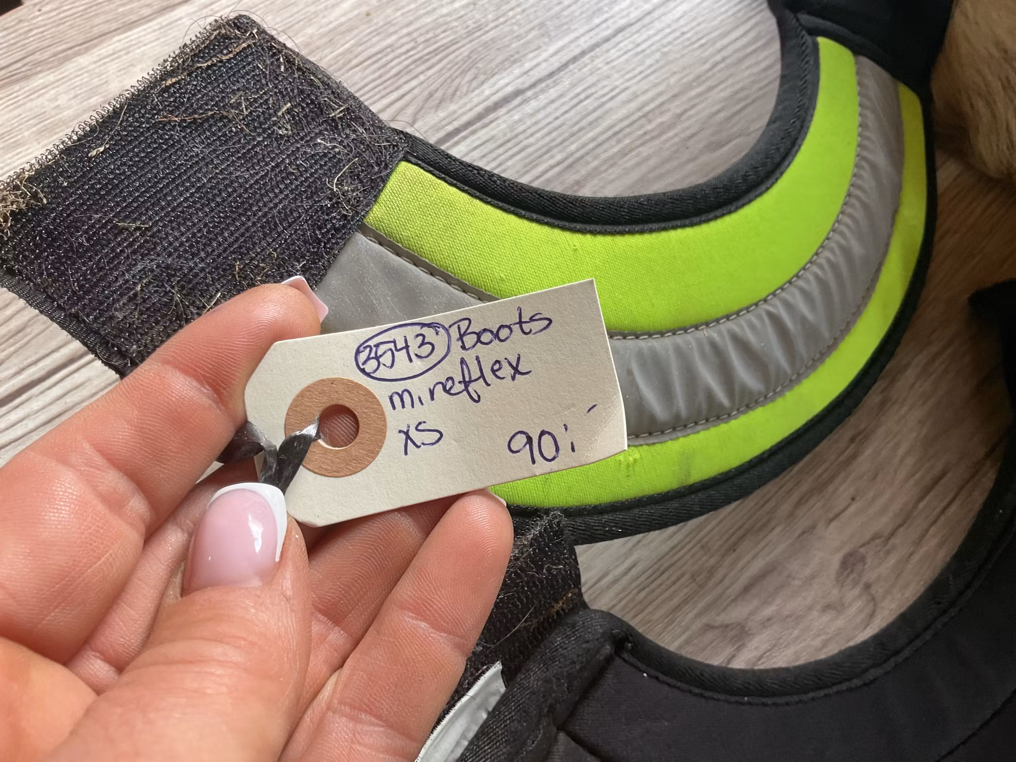 Boots med reflex, xs