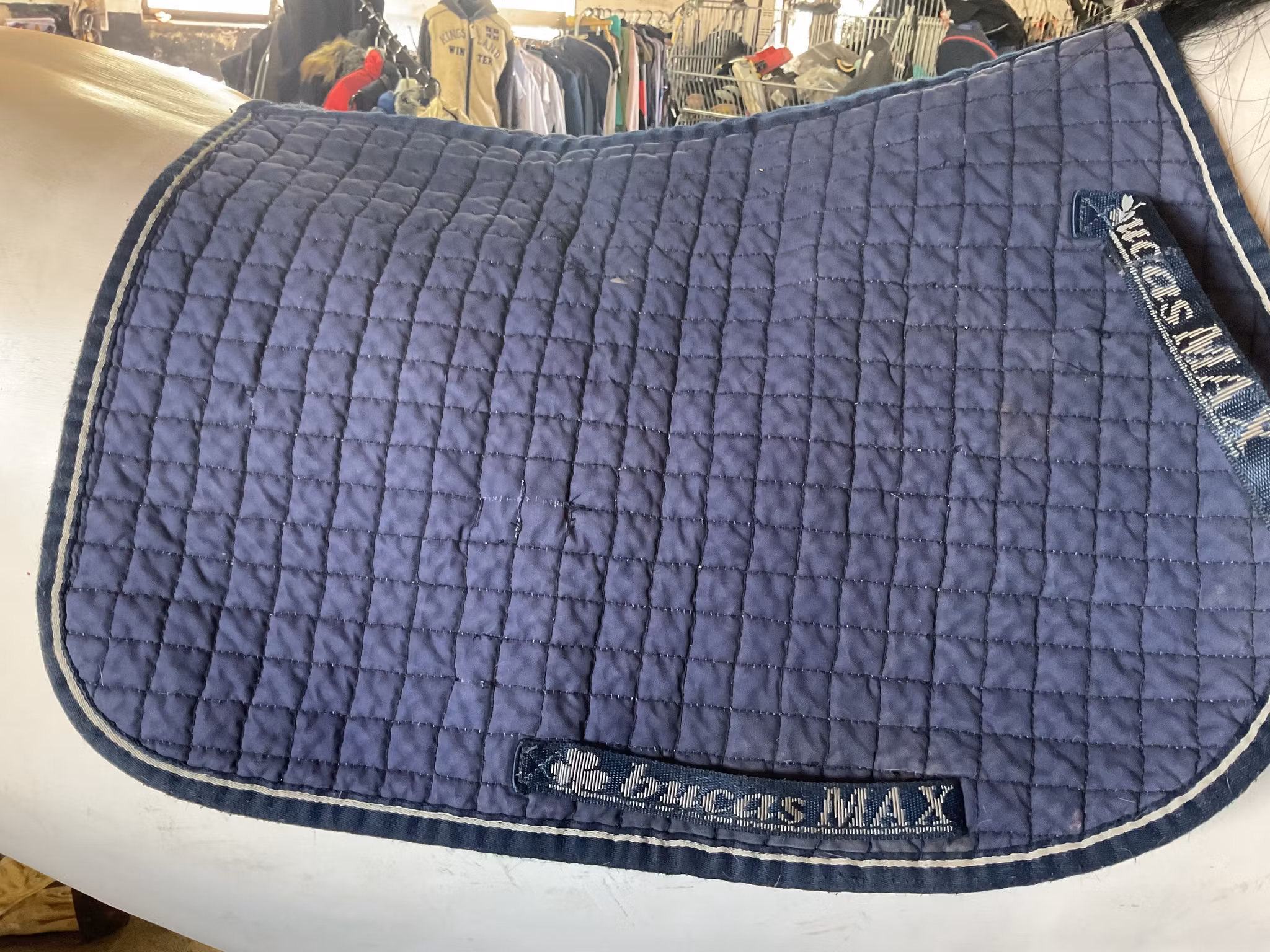 Bucas max schabrak,blått,h,f,lite slitet