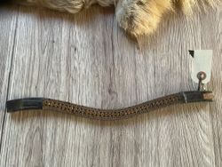 Amare pannband,brunt, 36 cm, fattas ngn sten