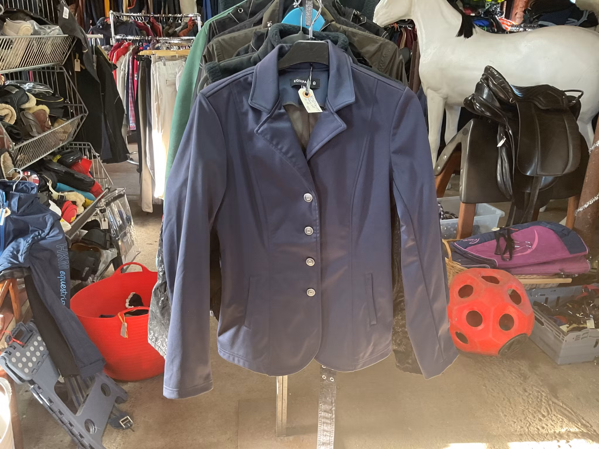 Equipage kavaj, blå, stl 38