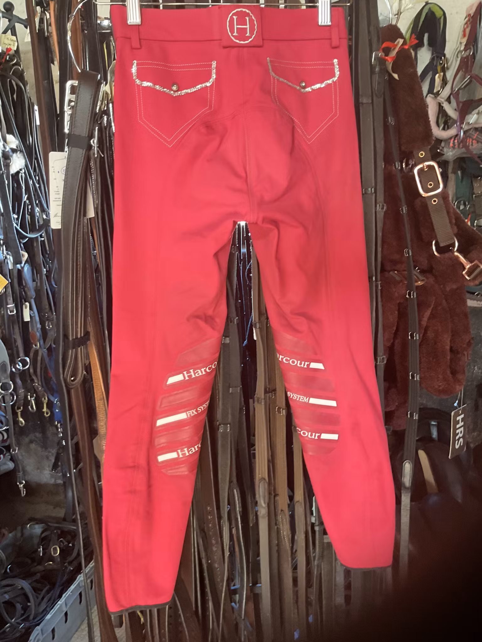 Harcour ridbyxor, knägrip, rosa, stl 32