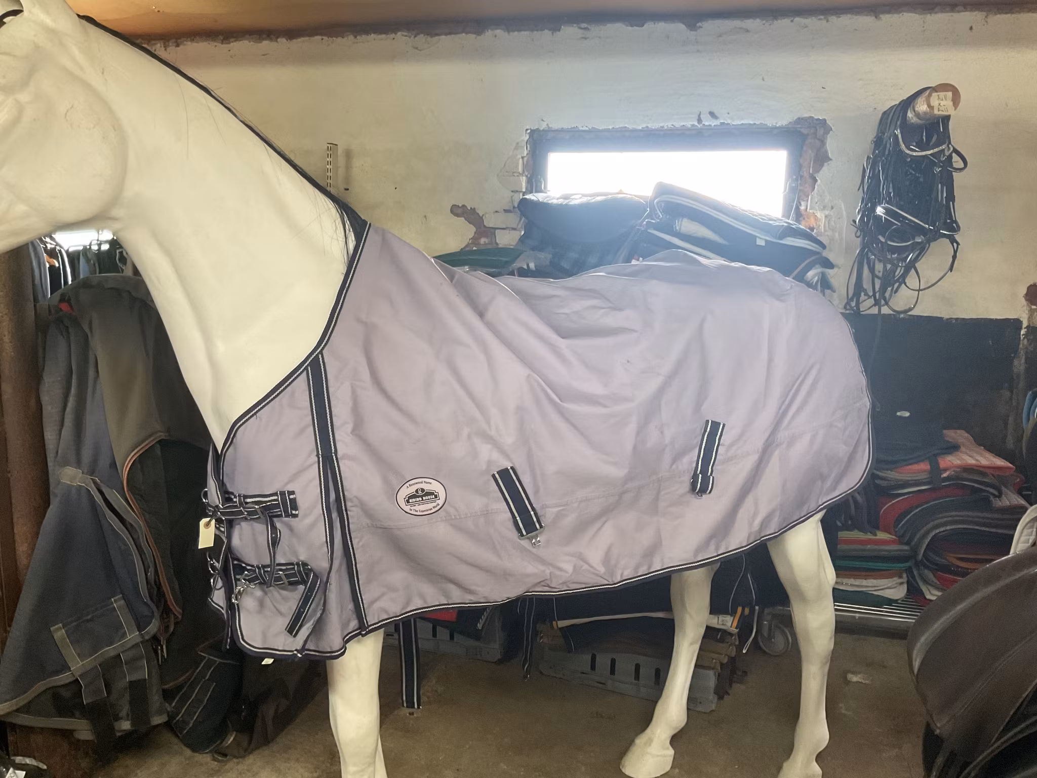 Riding house regntäcke,0 gr,125 cm, nyskcik