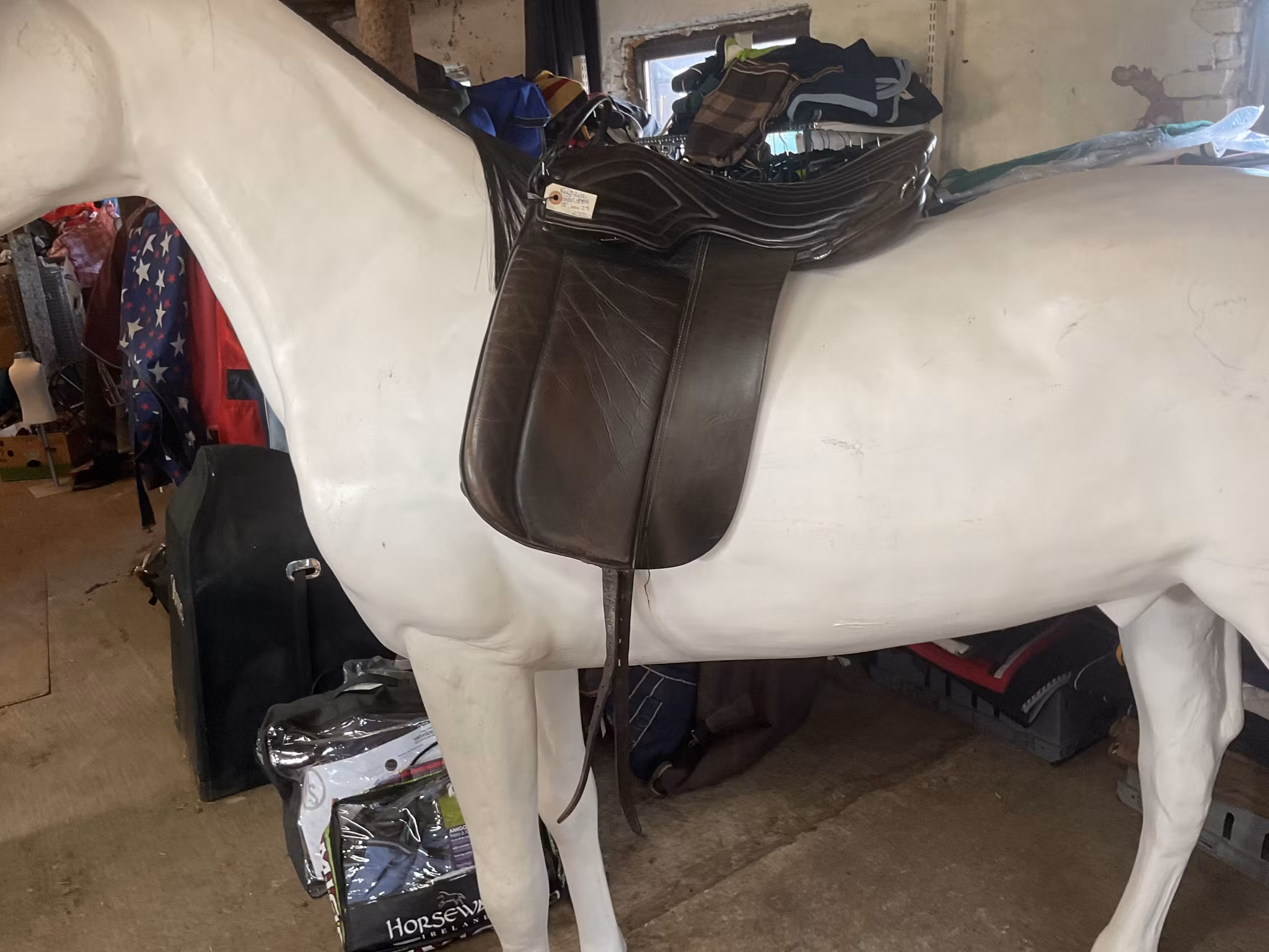 Zaldi,sadel,brun/svart,18”, bom 29
