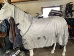 Thermomaster,flugtäcke med fast hals,ngr småhål, 155 cm