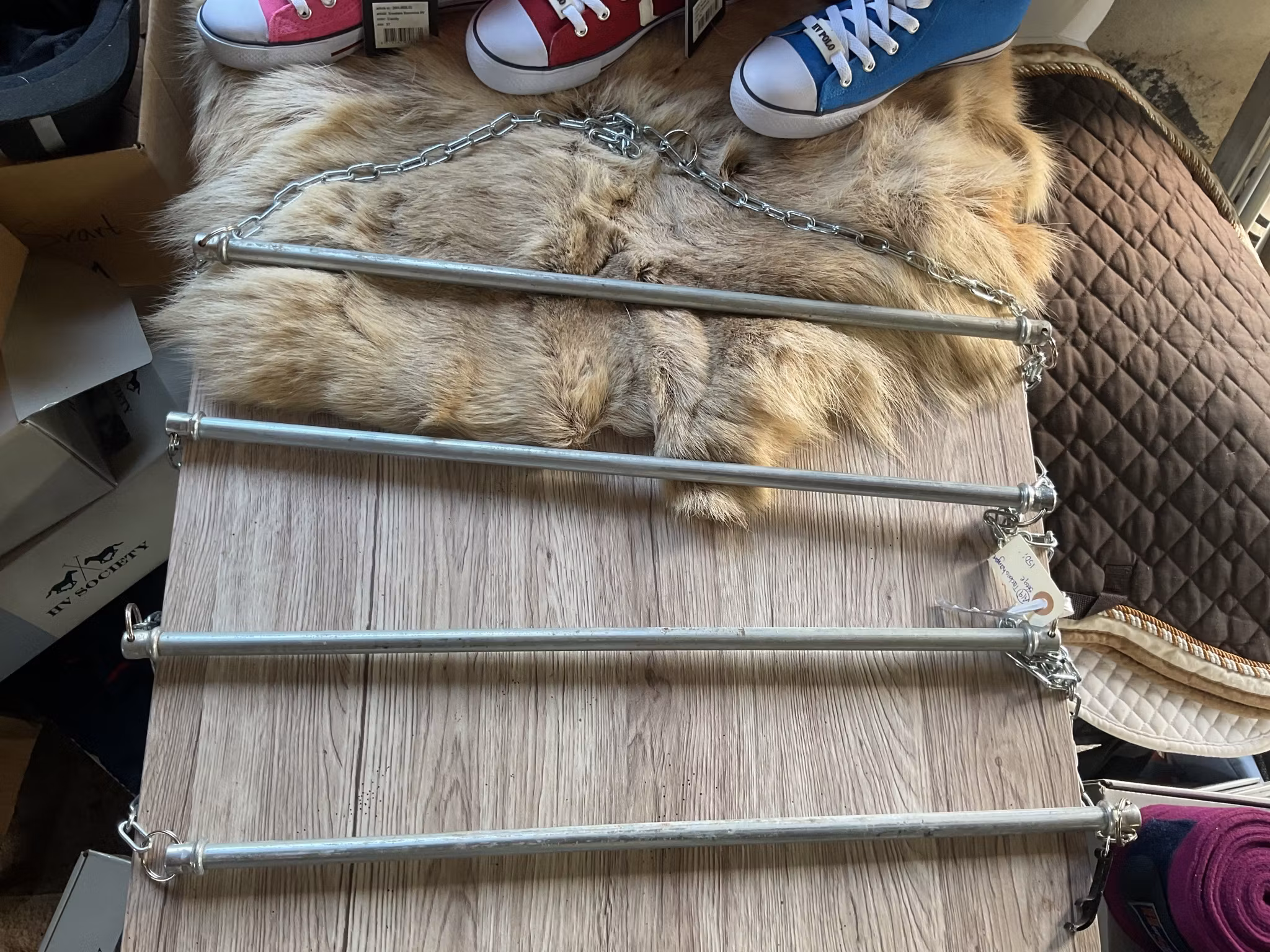 Täckeshängare stege