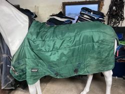Onehorse stalltäcke,grönt,115 cm, ca 100 gr
