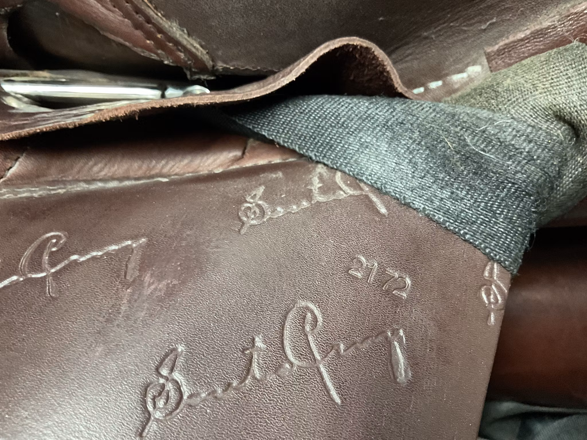 Rr1,santa cruz, dressyrsadel, 18”, brun