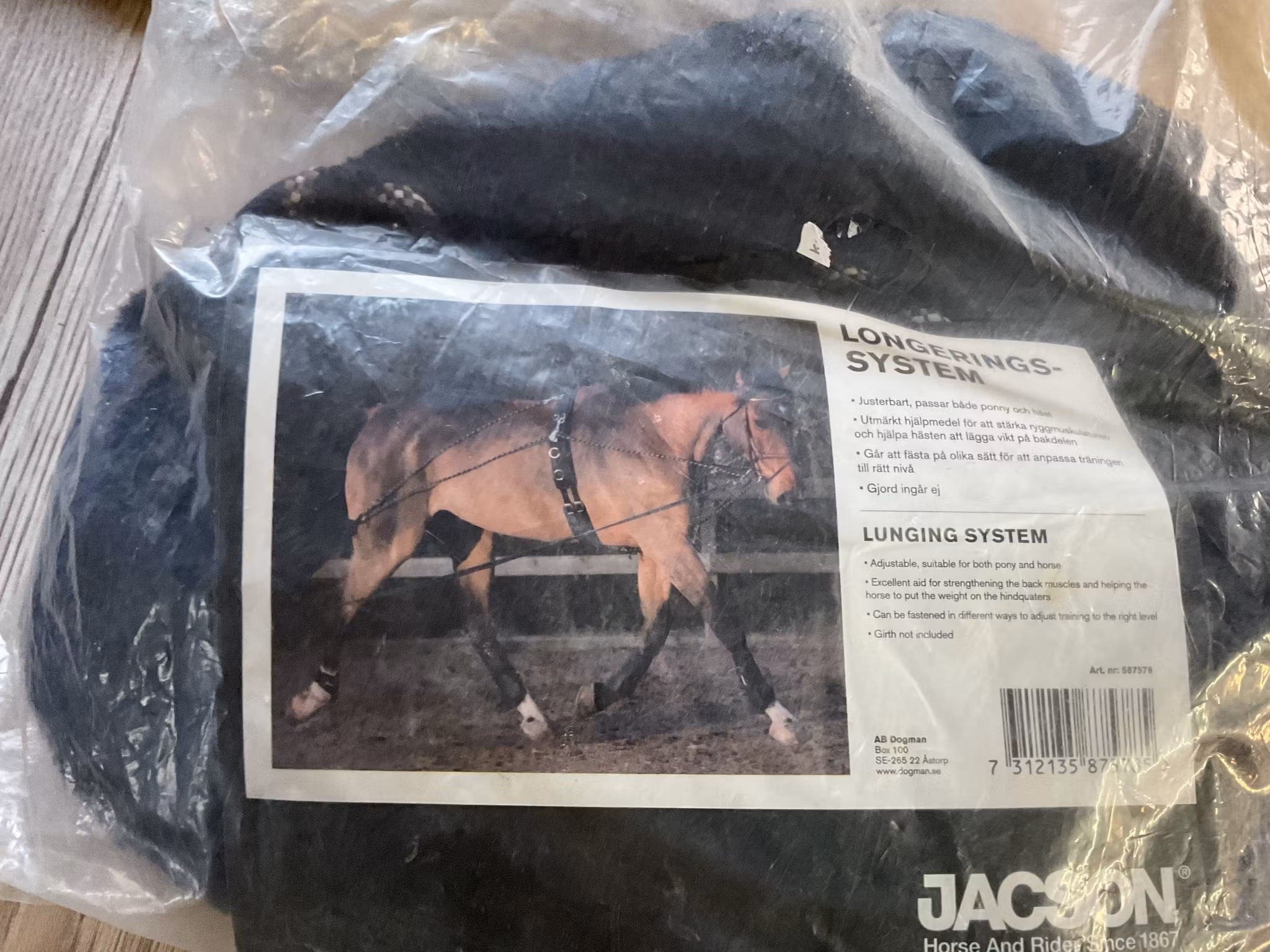 Jacson longeringssystem,nyskick