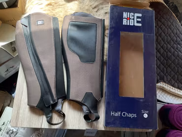 Nice ride ,halfchaps,bruna,stl XL,nya