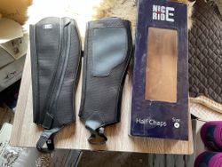 Nice ride halfchaps,svarta,stl m,nya