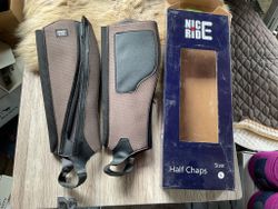 Nice ride halfchaps,bruna,stl s,nya