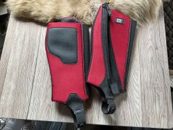 Nice ride,halfchaps,röda, 8-10 år, nya