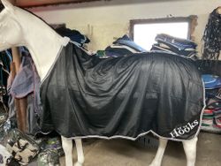 Hööks coolertäcke,svart,155 cm,nytt